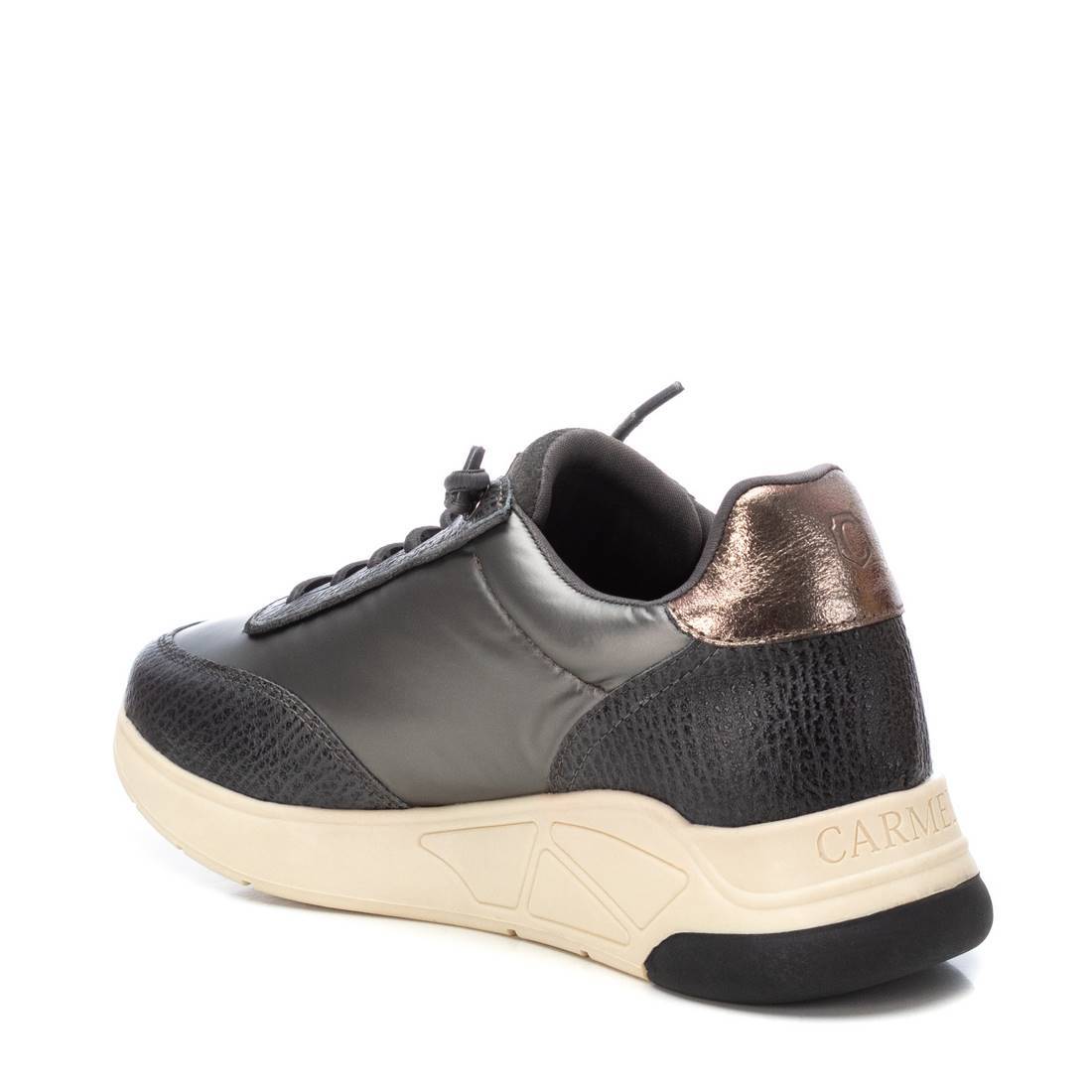 Carmela 16105801 basket cuir gris lacets