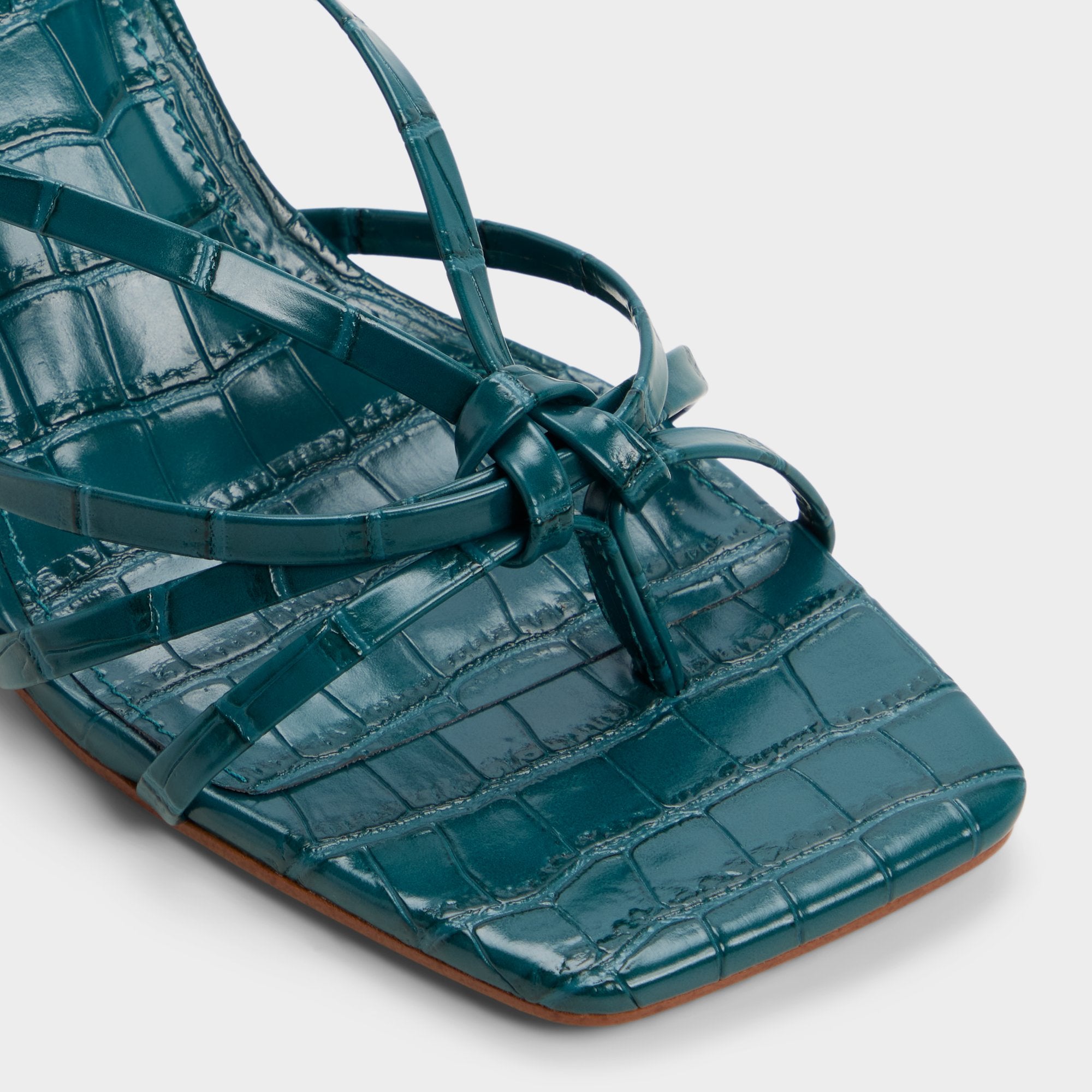 ALDO Lumera mules femme vert talon croco
