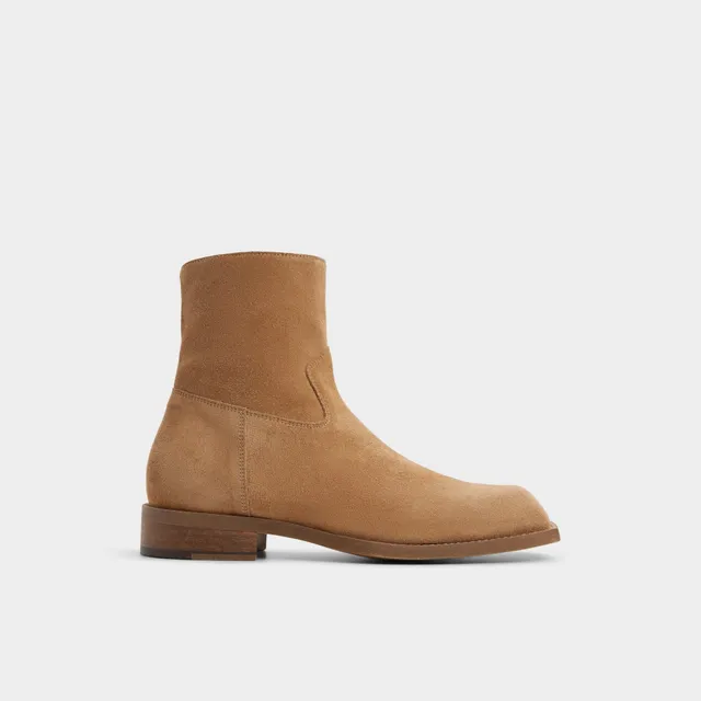 ALDO Todi bottines suède beige zip homme
