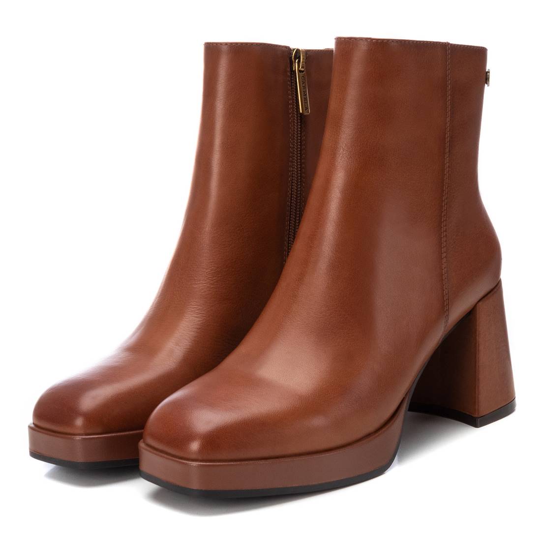 Carmela 16184602 bottine cuir marron talon 8 cm