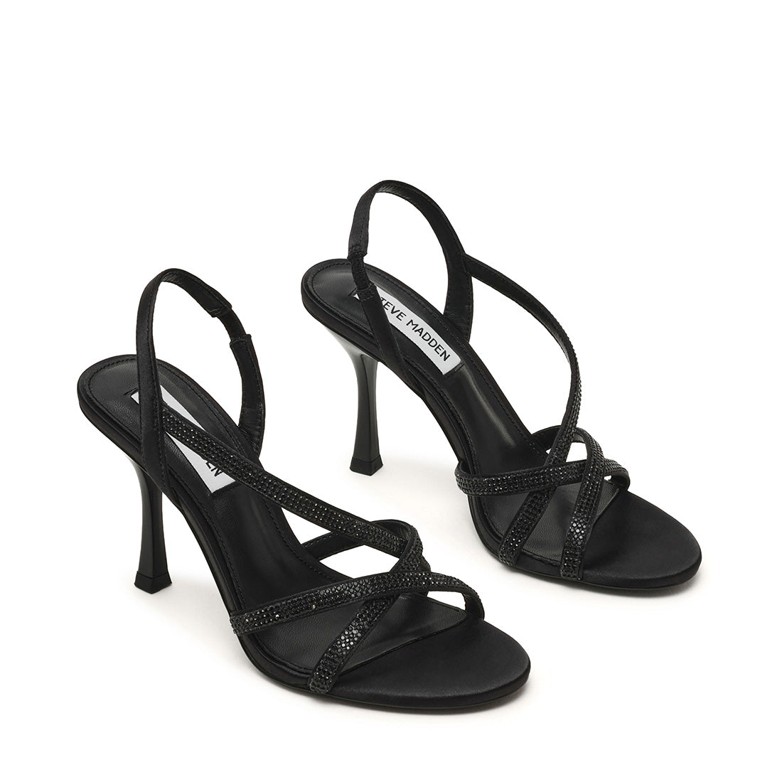 Steve Madden Nexus sandales satin noir