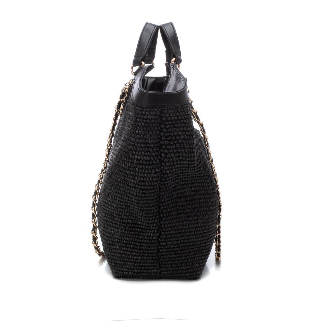 Carmela 18607703 sac rafia noir grande taille unique