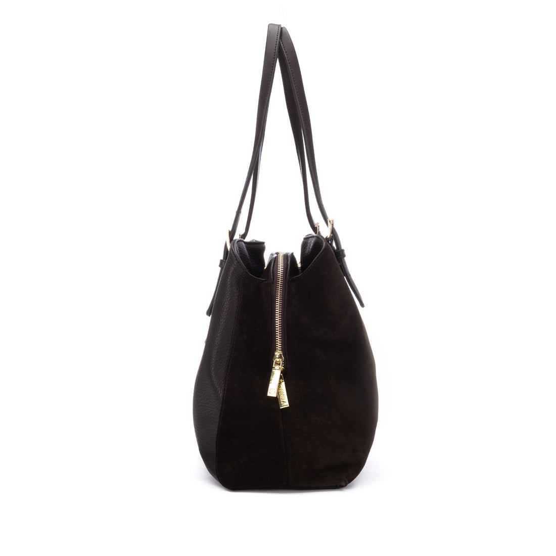 Carmela 18623201 sac épaule marron cuir suède