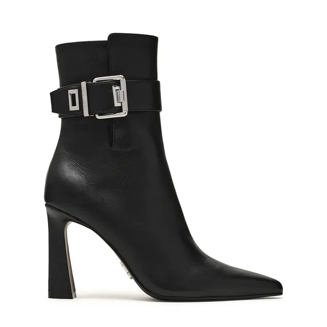 Steve Madden Sultri bottines cuir noir talon 8 cm
