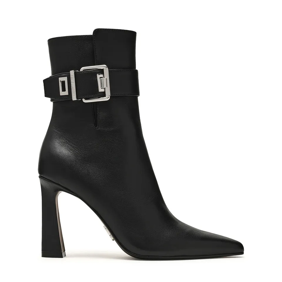 Steve Madden Sultri bottines cuir noir talon 8 cm