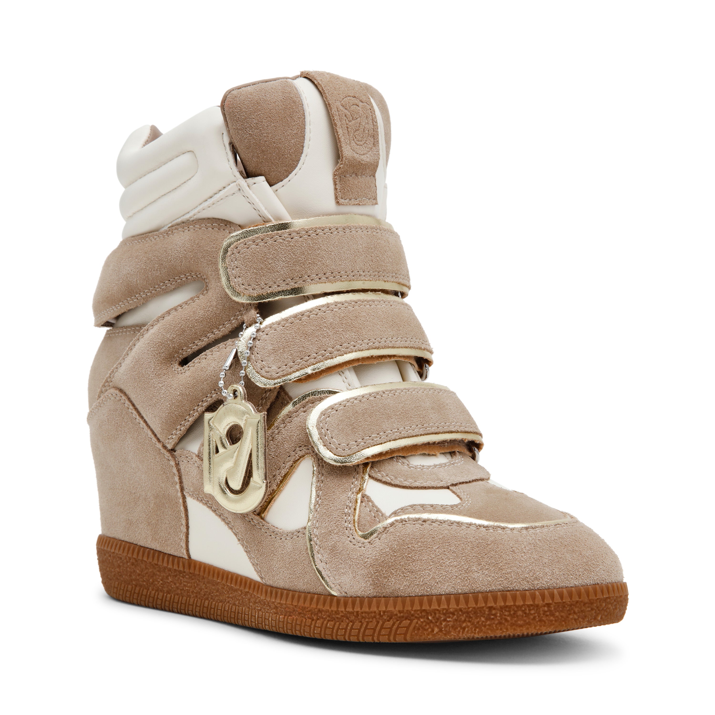 Steve Madden Mavis basket montante sable daim talon 5 cm