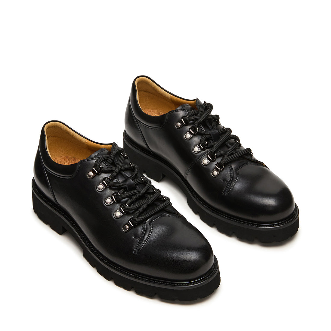 Steve Madden Turbo chaussures plates cuir noir