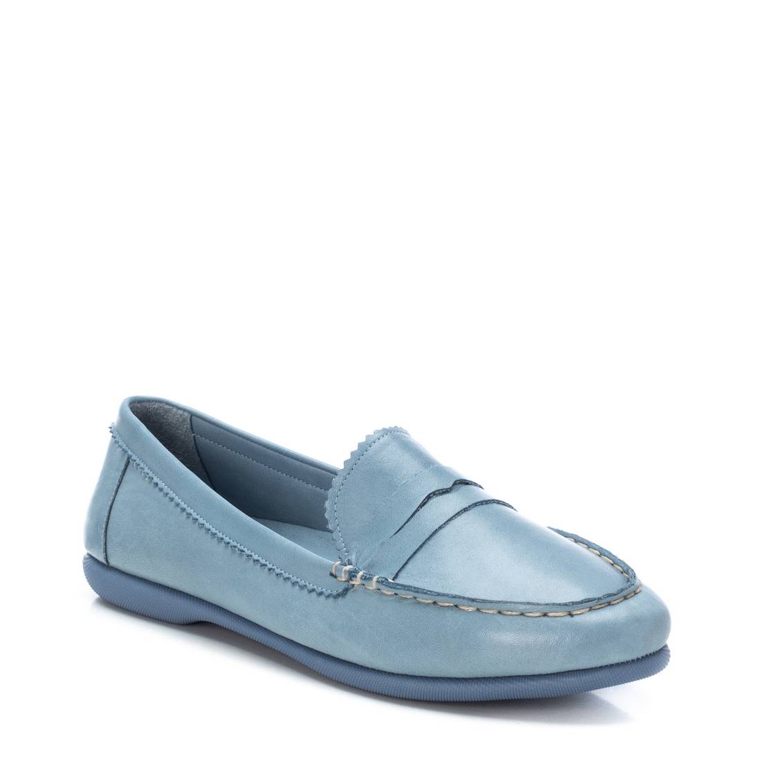 Carmela 16061108 mocassins femme bleu cuir