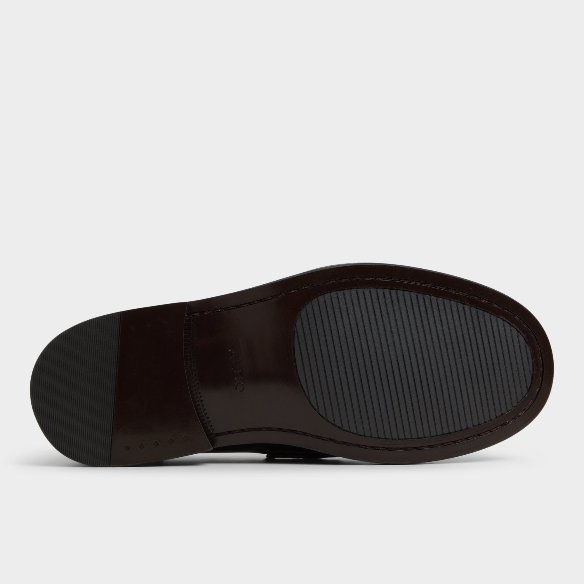 Aldo Buckley mocassins cuir marron penny homme