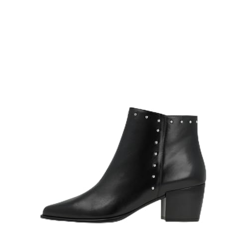 LODI KOL5590 bottines noires cuir talon confort