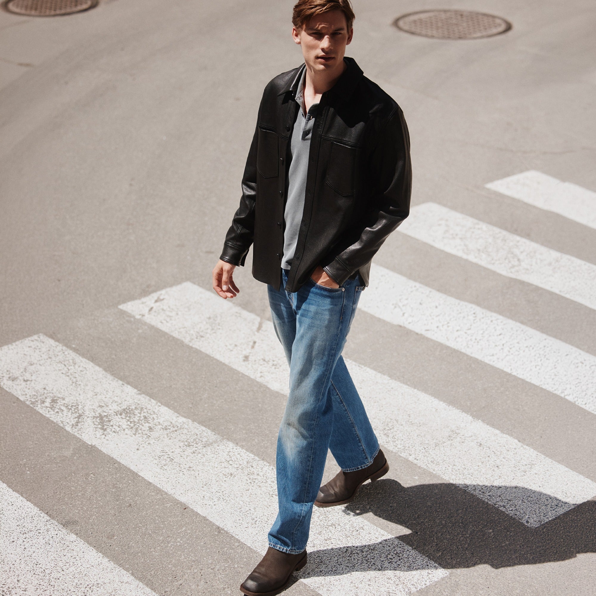 ALDO Todi bottines marron cuir bout carré