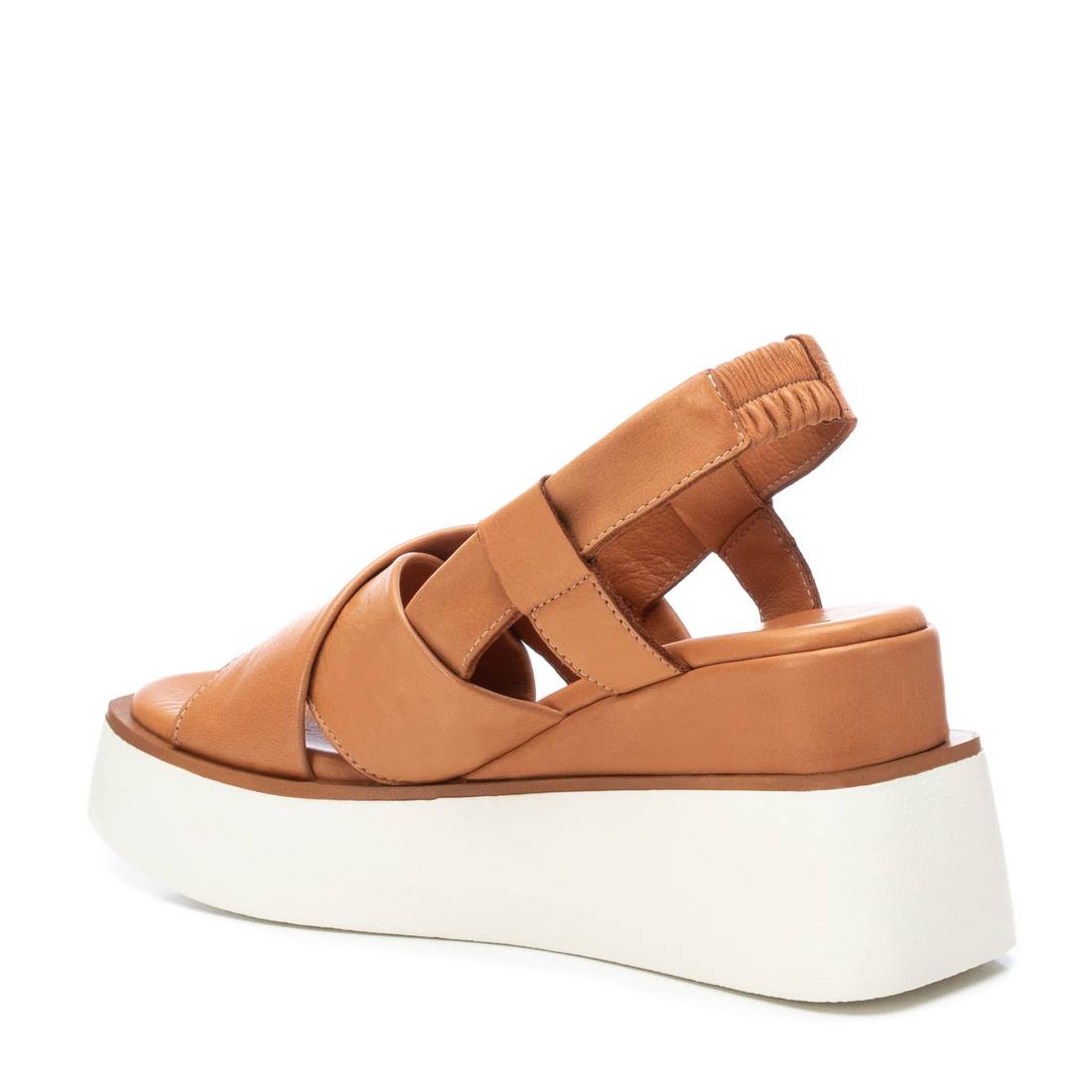 Carmela 16078701 sandale femme cuir marron compensée 8 cm