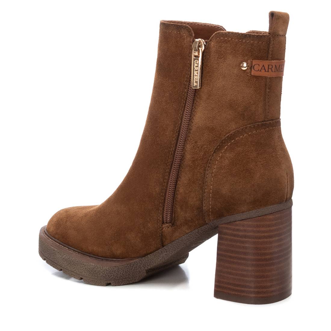 Carmela 16185802 bottine suède marron talon 8 cm