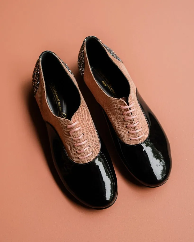 Dessine Moi Un Soulier Richelieu vernis noir derbies plats 41