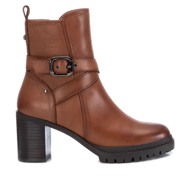 Carmela 16026502 bottines cuir marron talon 6 cm zip