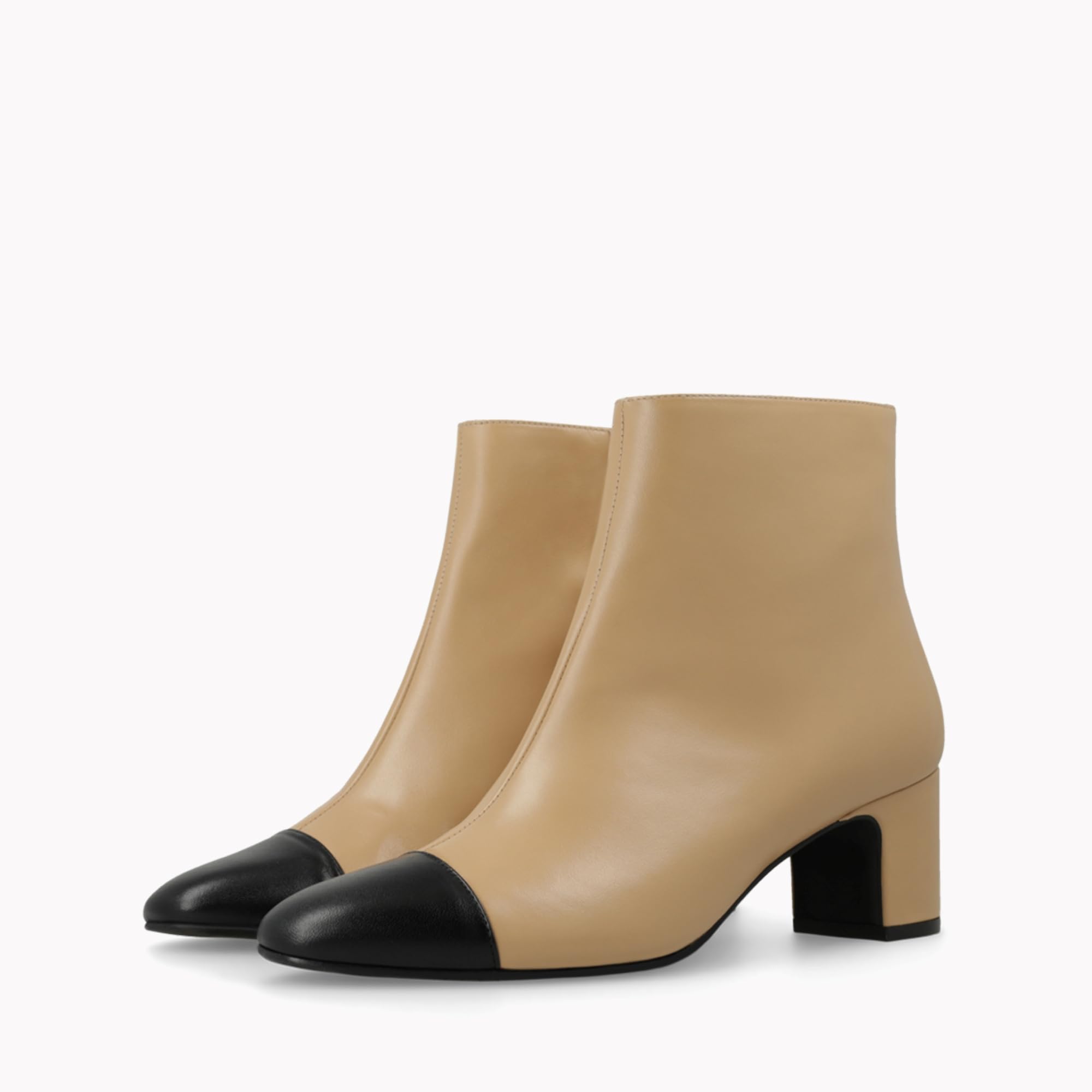 LODI RISCO bottines beige cuir femme