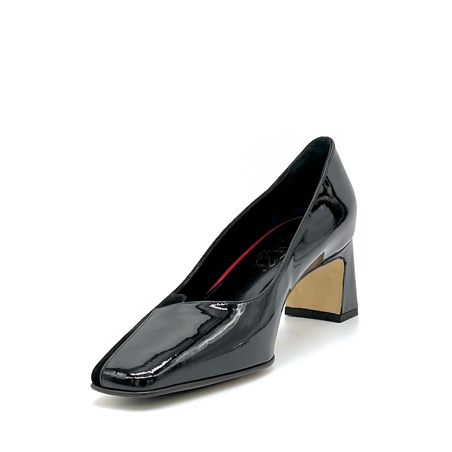 Elata 53511 escarpins cuir noir talon 5,5 cm