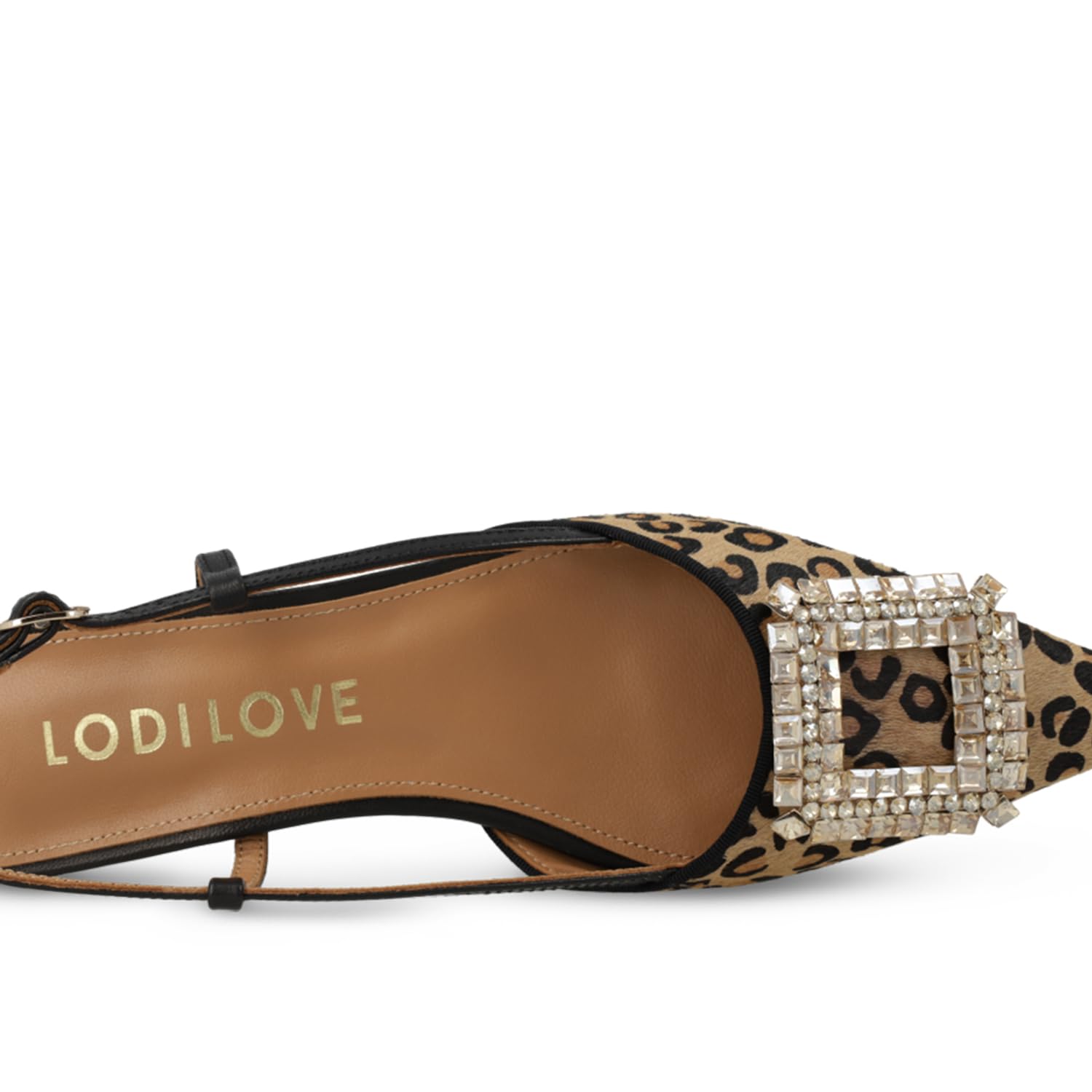 LODI BO5504-P ballerines marron cuir véritable