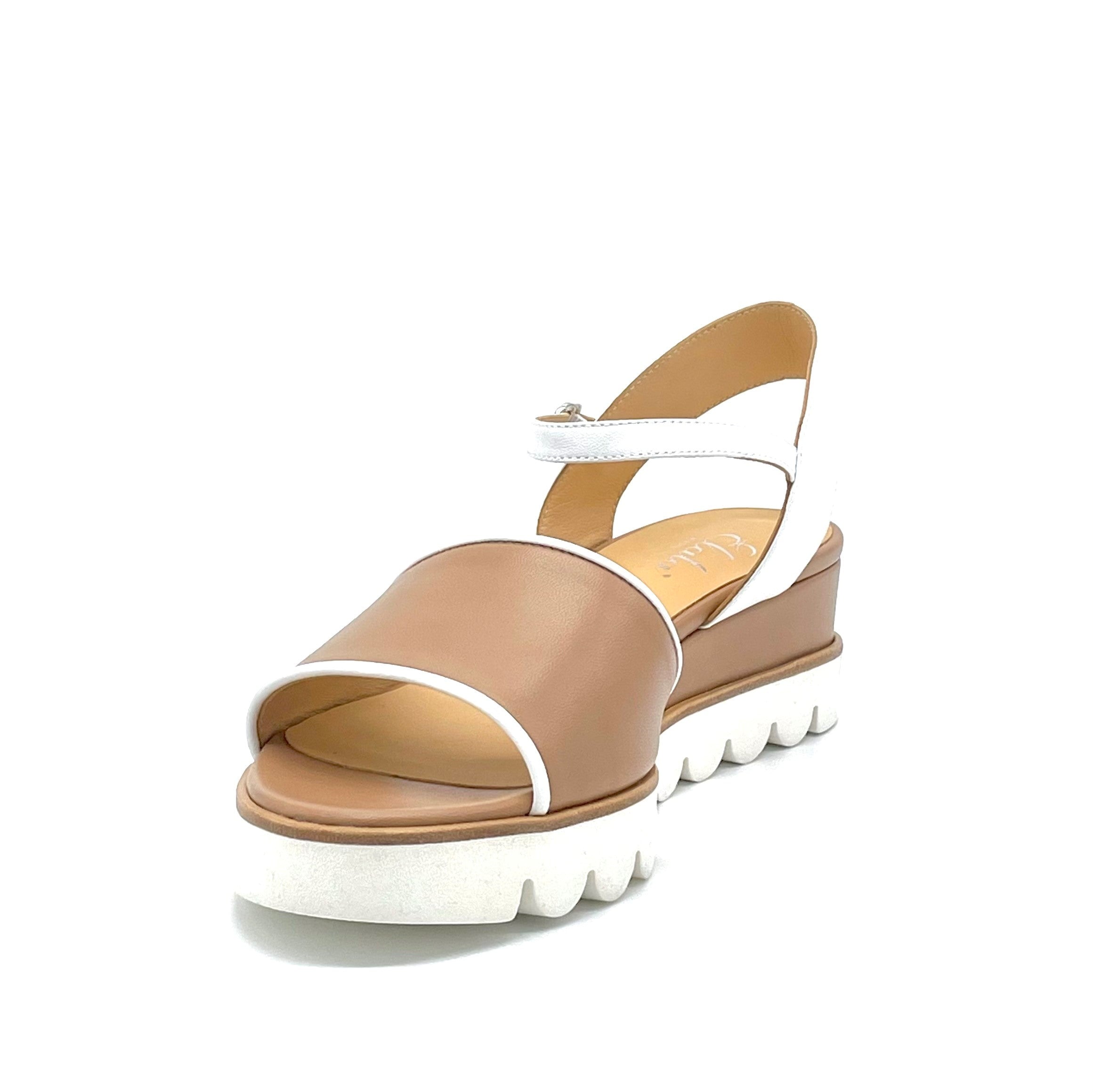 Elata Aestas 11163B sandales cuir beige 5 cm