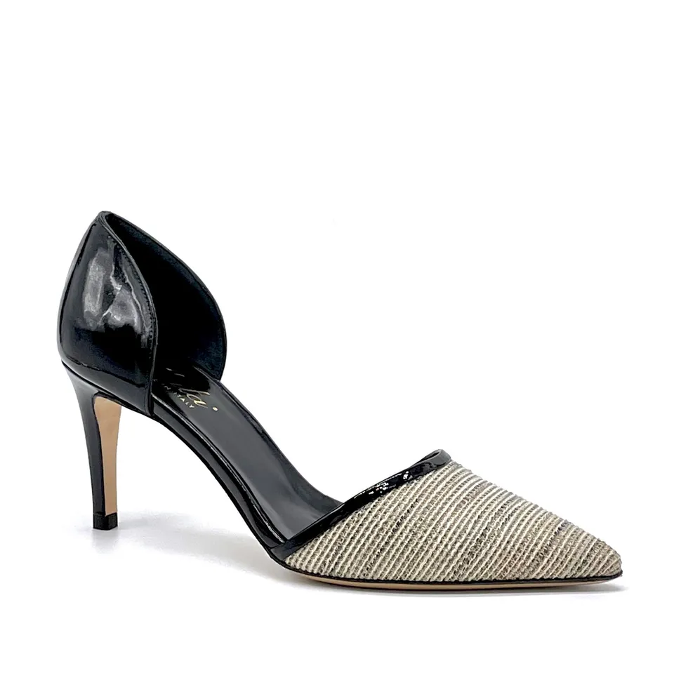 Elata Sari 11132C escarpins vernis noir pointure 39 bicolore