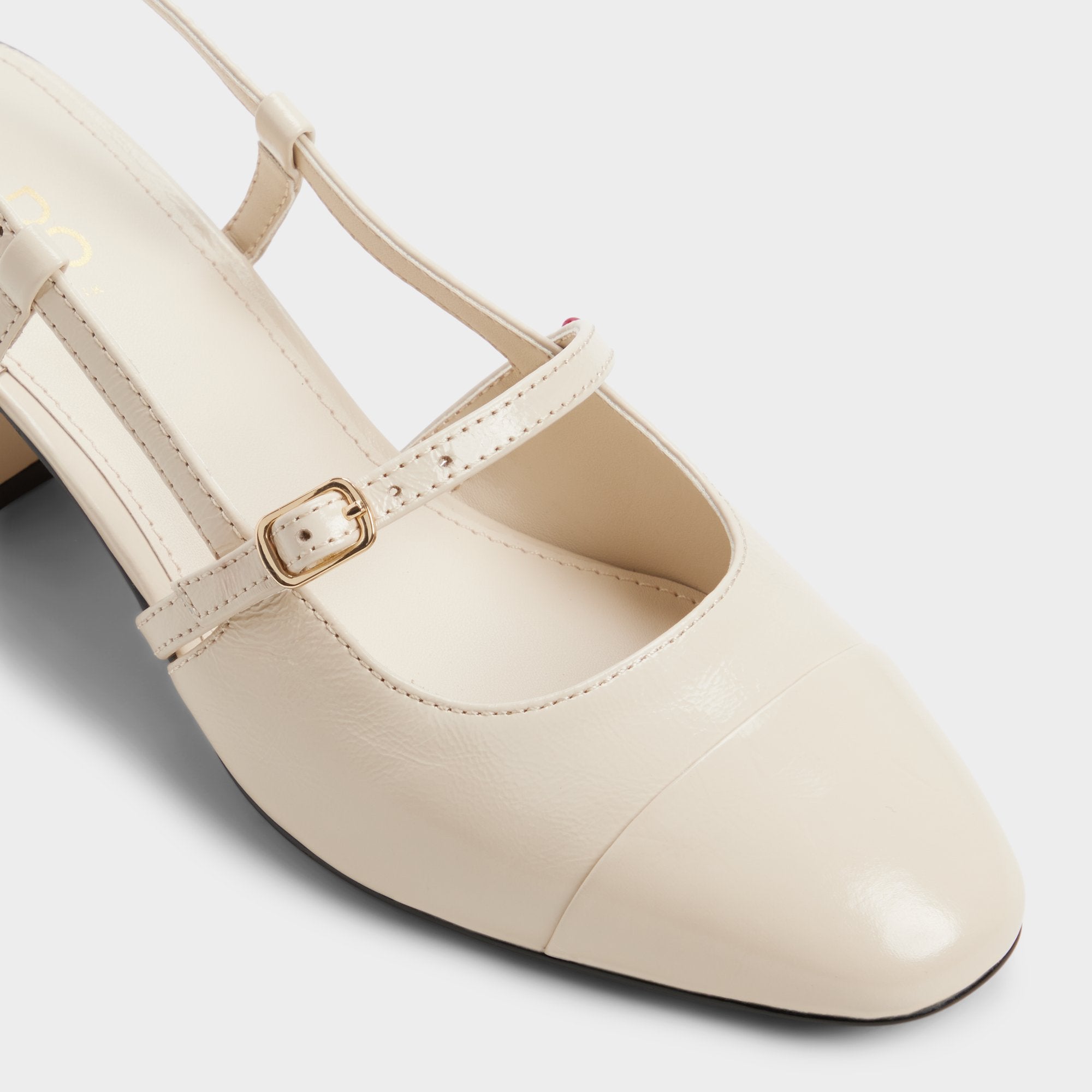 Aldo Pensay Escarpins Talon Bloc Blanc Femme