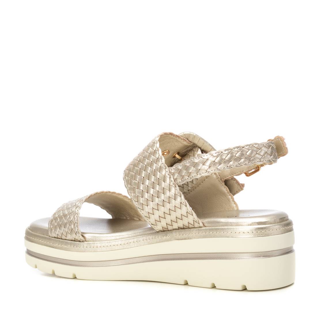Carmela 16225202 sandales cuir doré compensées