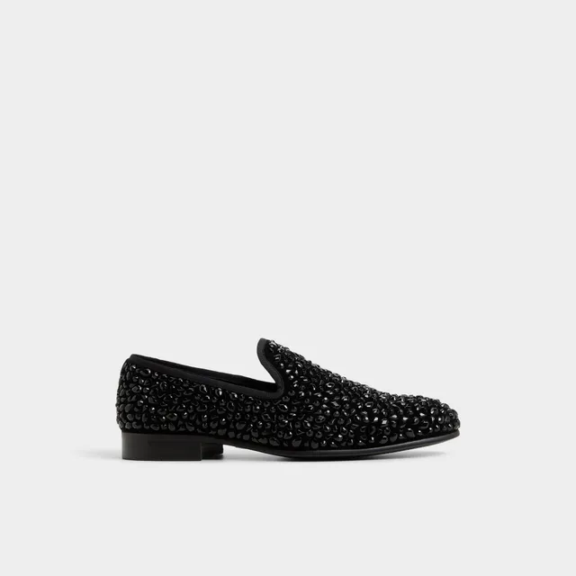 ALDO Lux Mocassins Homme Cuir Noir Clous
