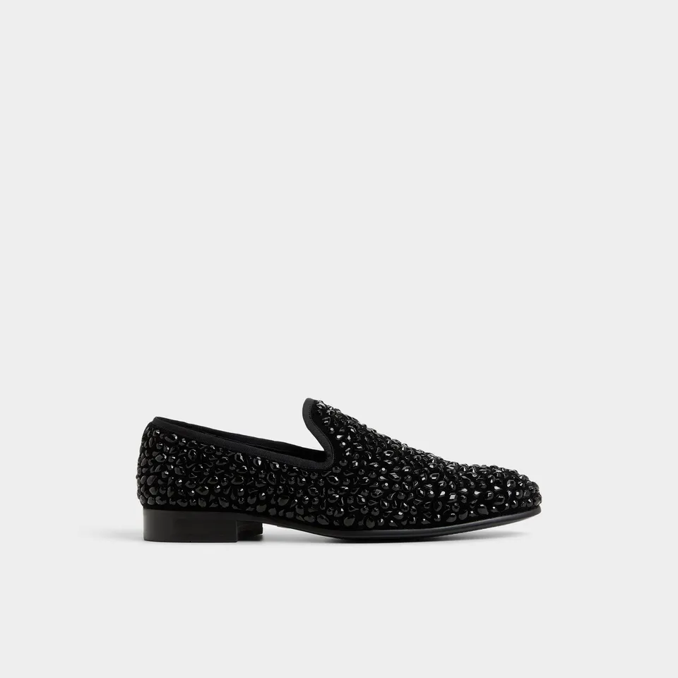 ALDO Lux Mocassins Homme Cuir Noir Clous