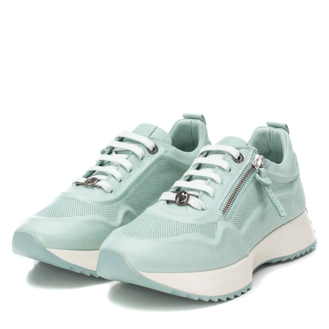 Carmela 16067004 basket cuir vert zip pointure 35-41