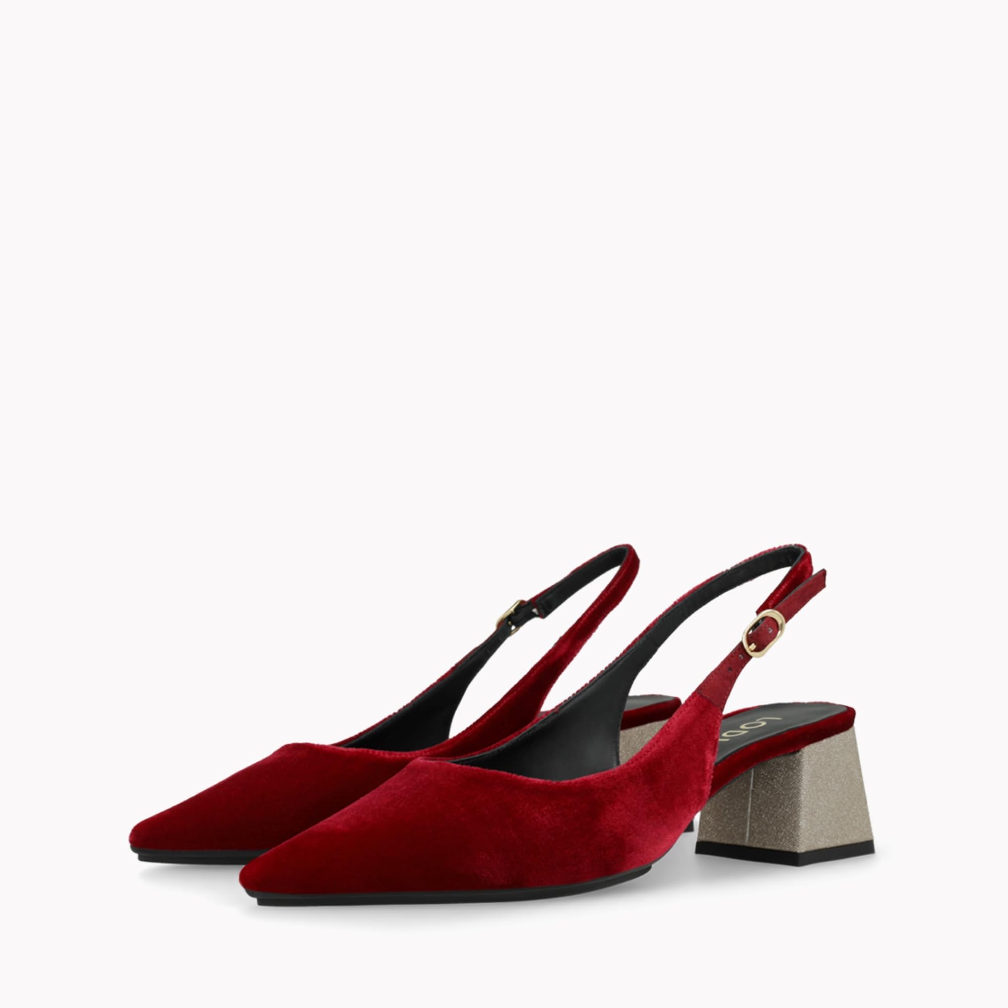 LODI Cherri-Te escarpins rouges cuir talon fin