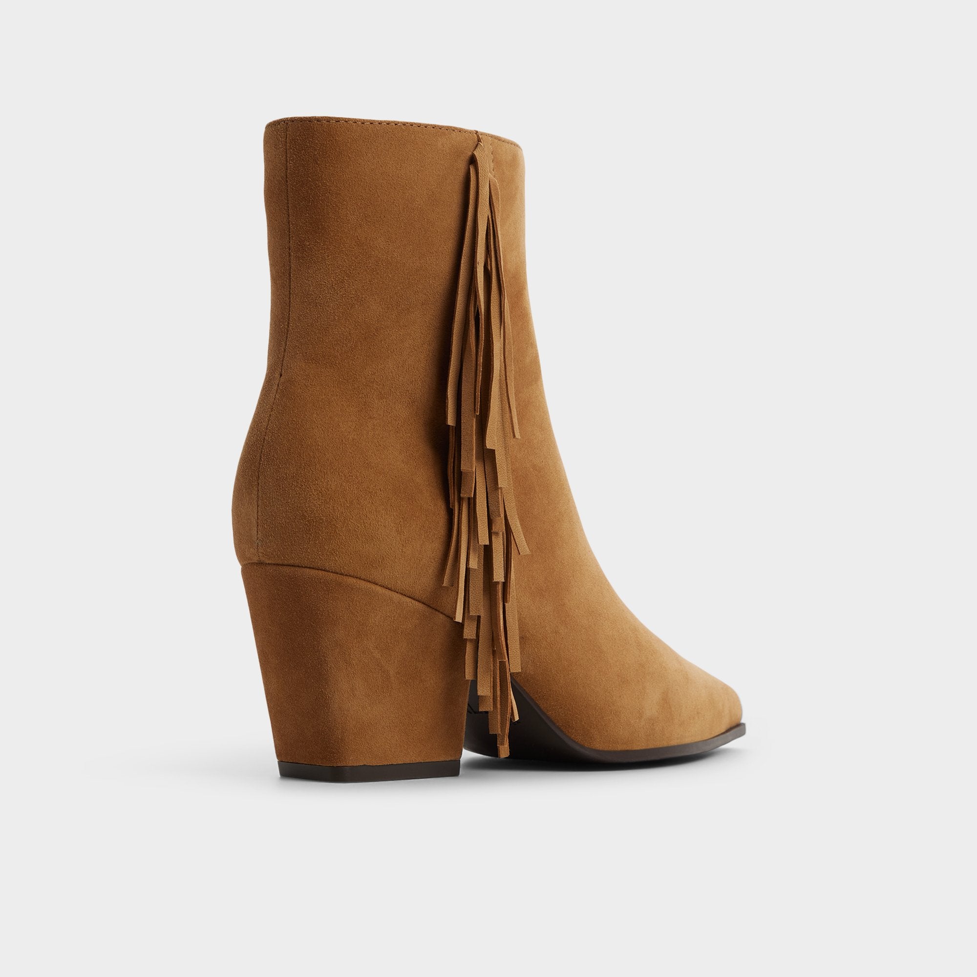 ALDO Shaniah bottes suède franges marron talon bloc