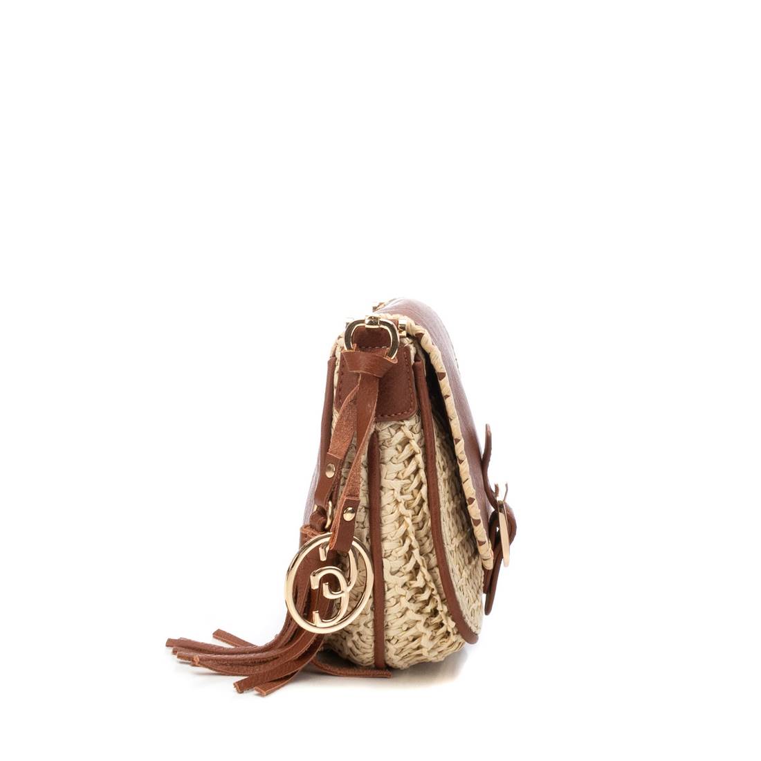 Carmela 18613901 sac bandoulière raphia beige 19 cm