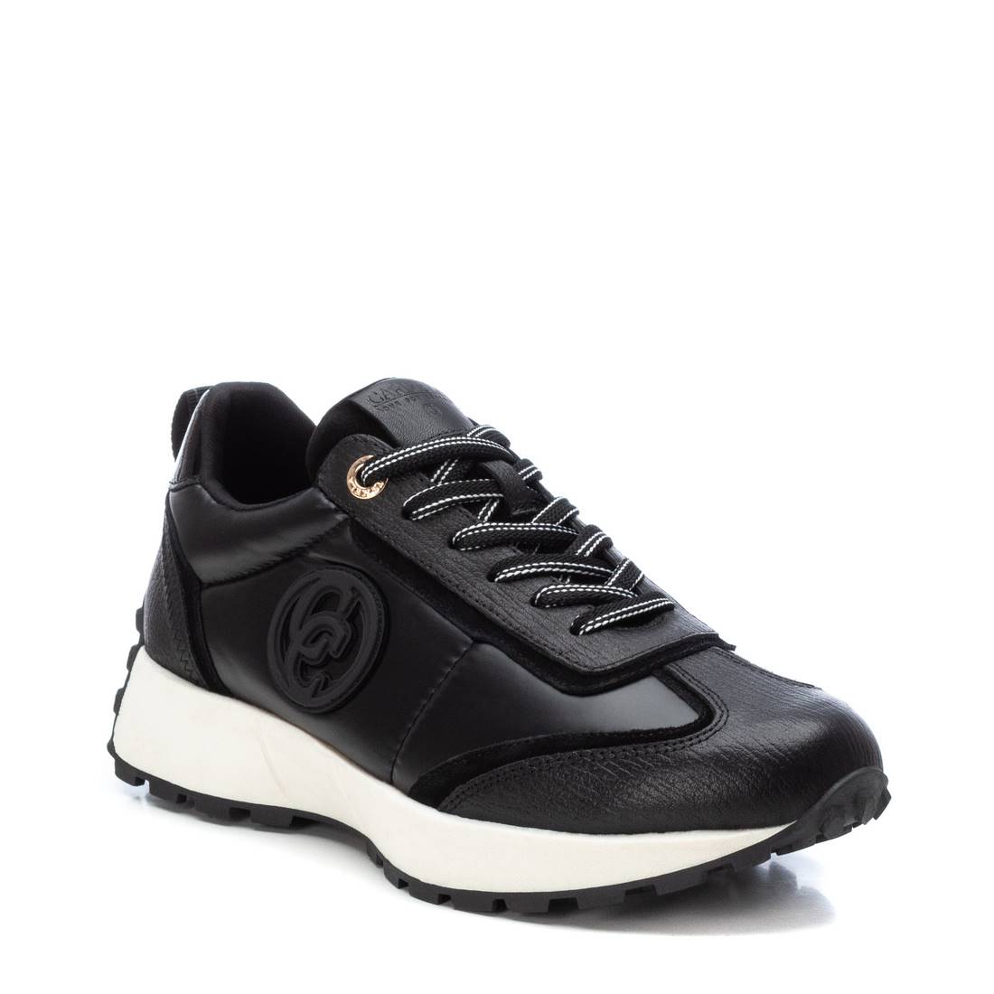 Carmela 16111703 Sneaker Femme Noir Plate