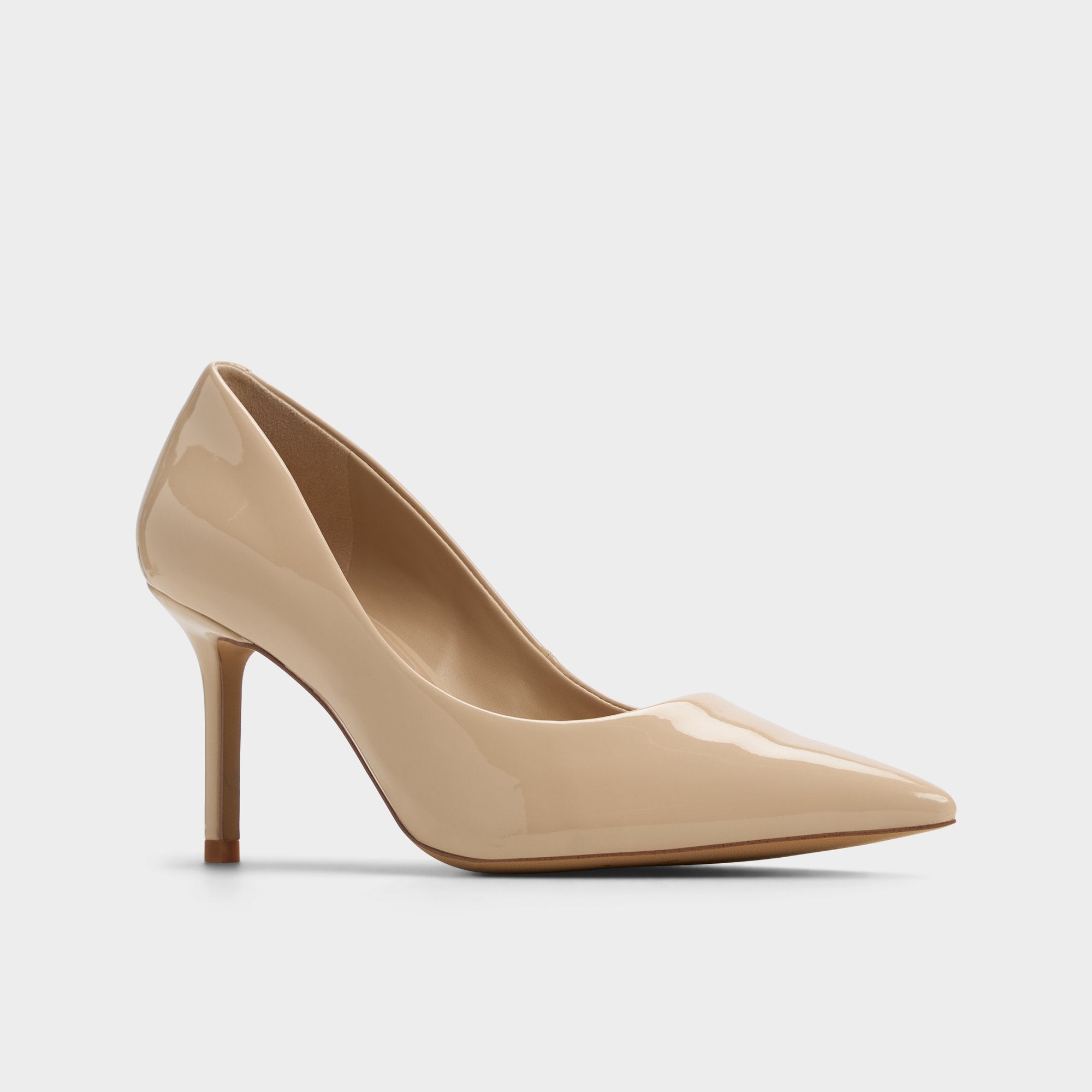 ALDO Kaitie escarpins vernis beiges bout pointu