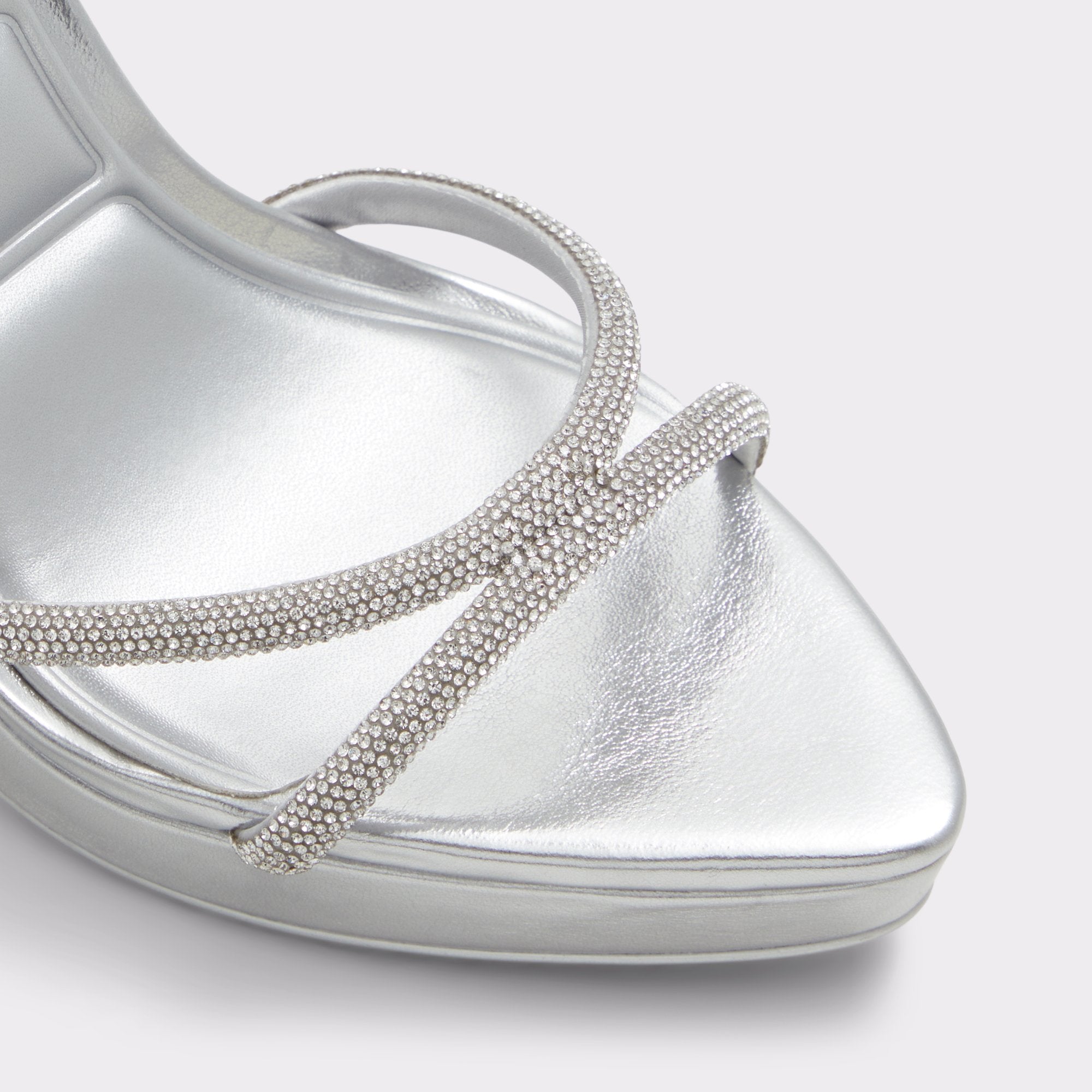 ALDO Izabella sandales strass argenté plateforme