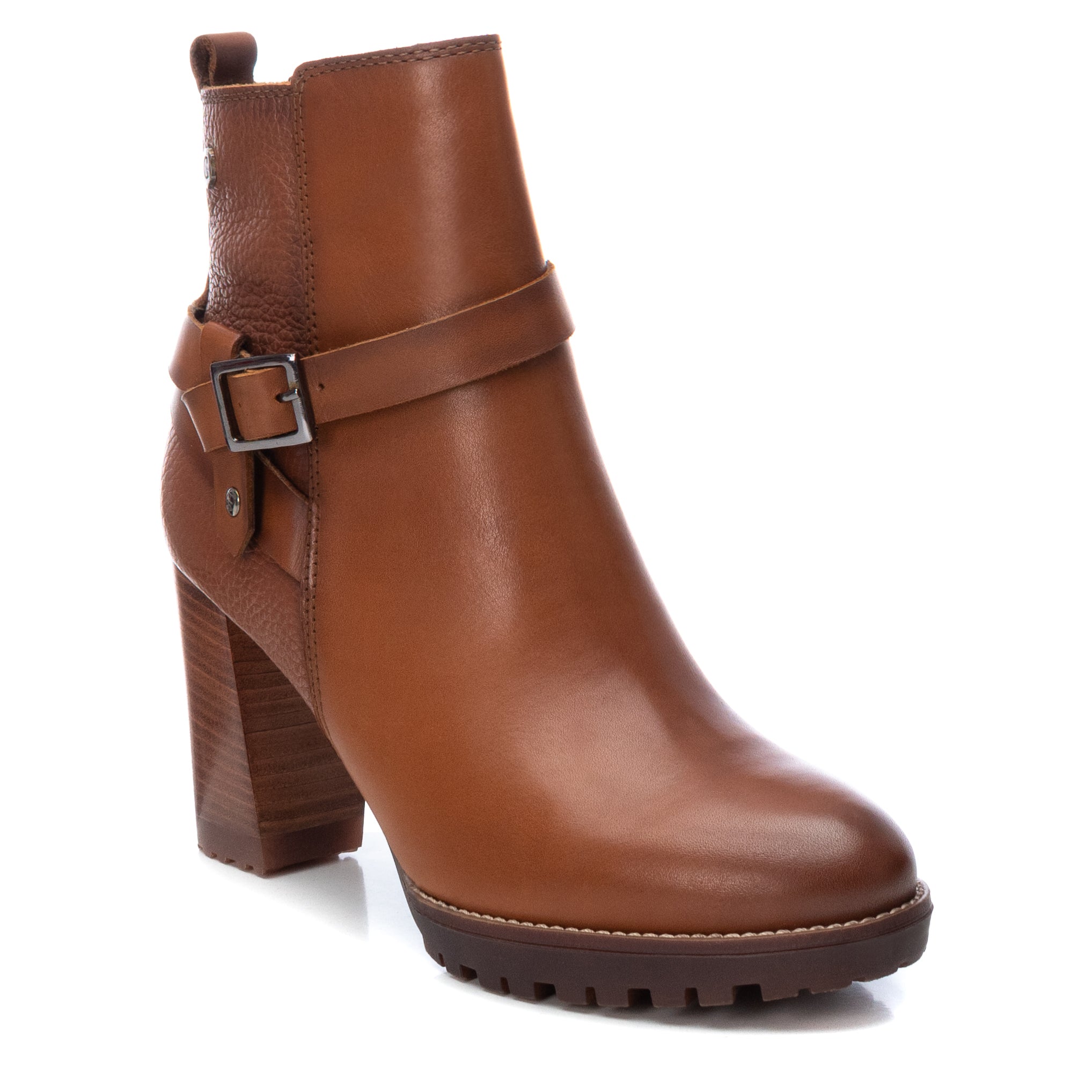 Carmela 16005601 bottines femme marron cuir talon 8 cm