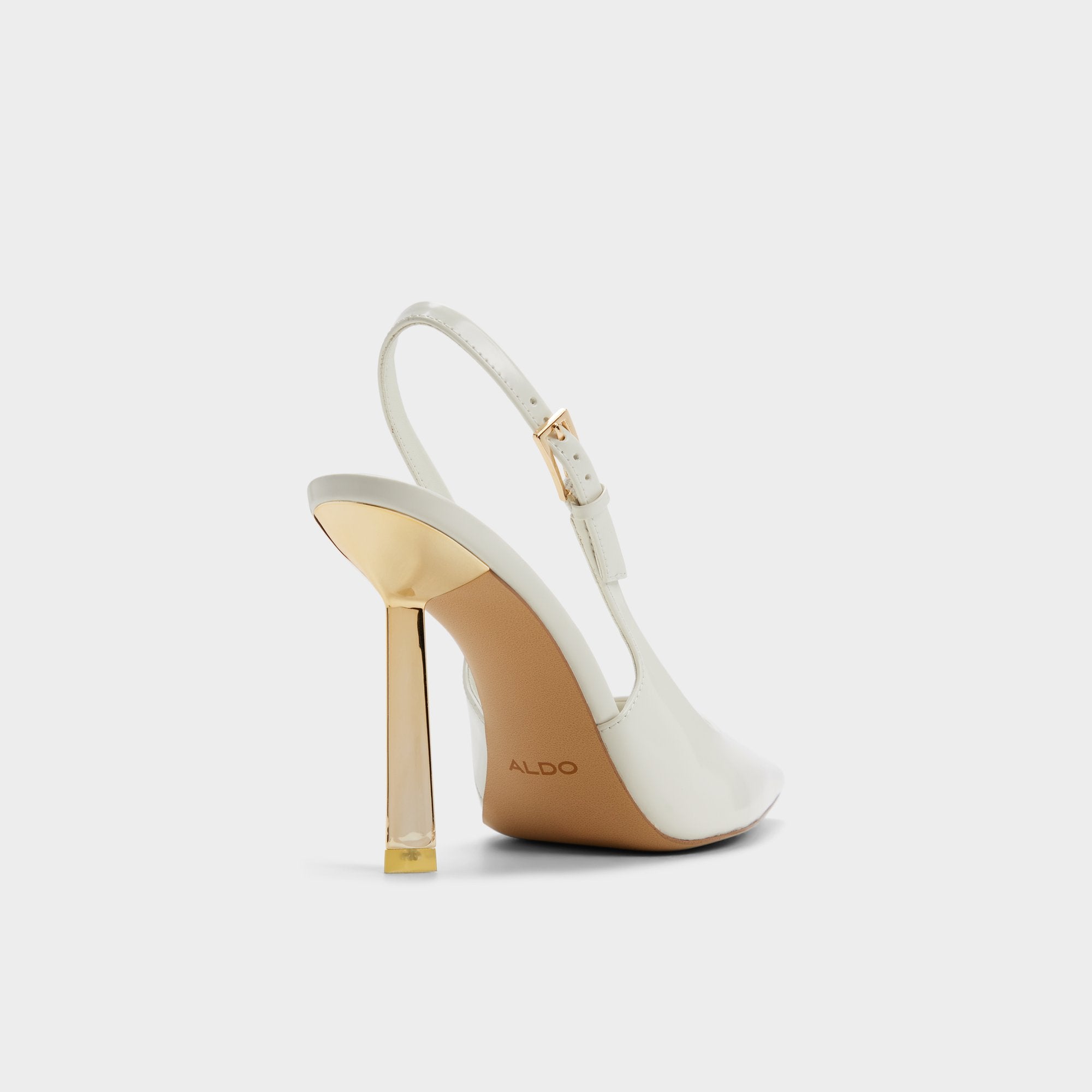 Aldo Marysa Escarpins Slingback Blancs Bride Arrière