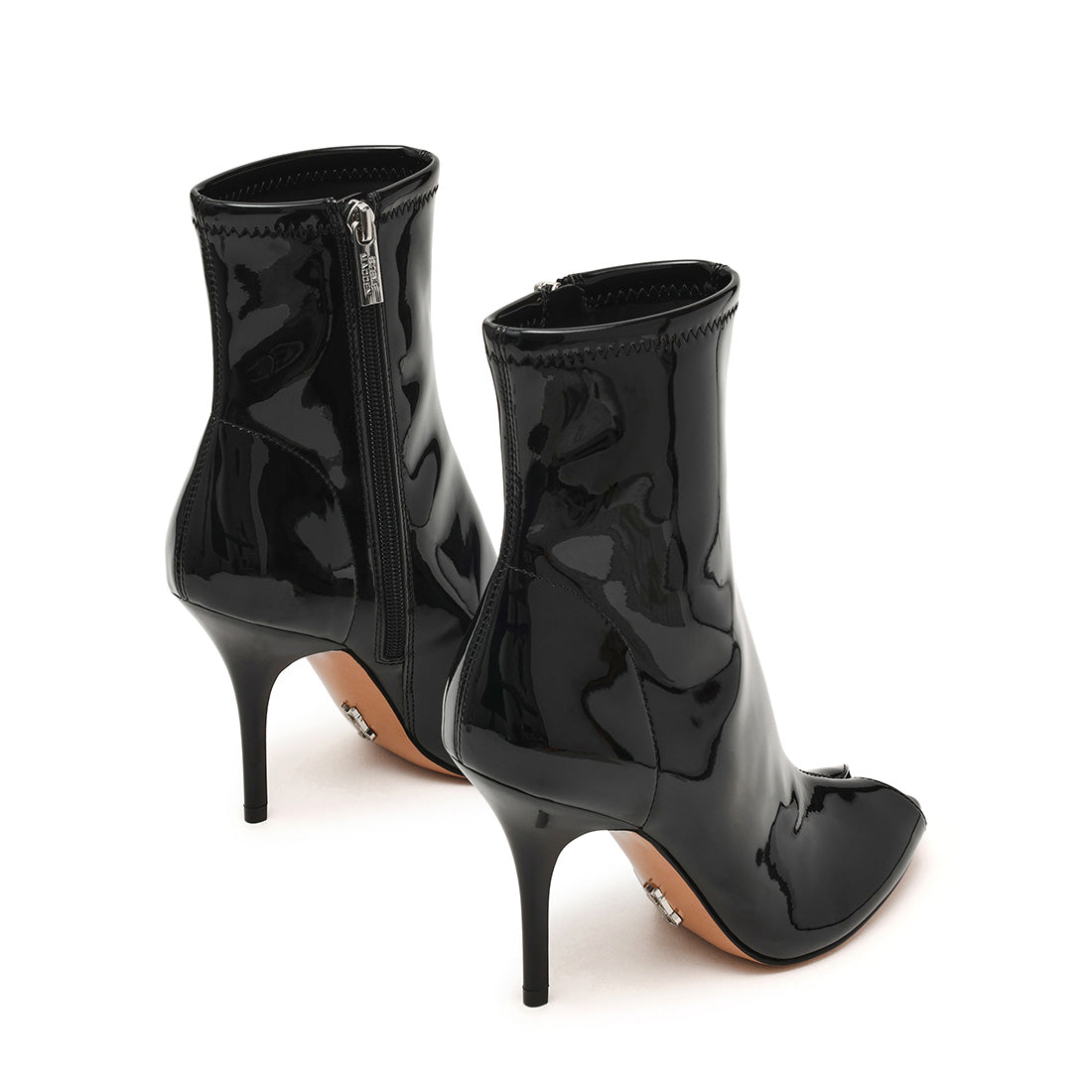 Steve Madden Alarm bottine noire vernie talon 10 cm