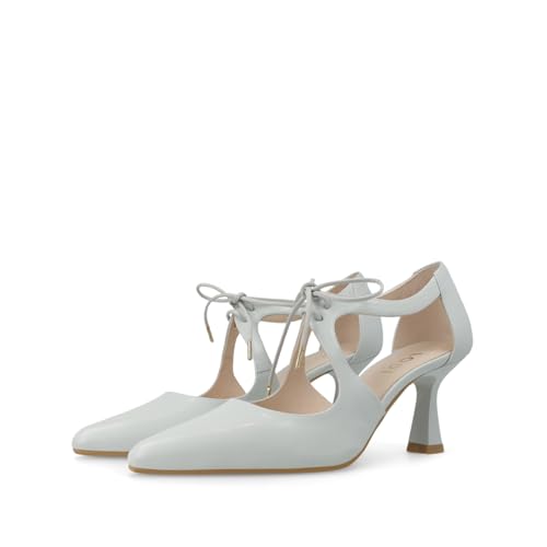 LODI GINOL-PI escarpins gris cuir véritable