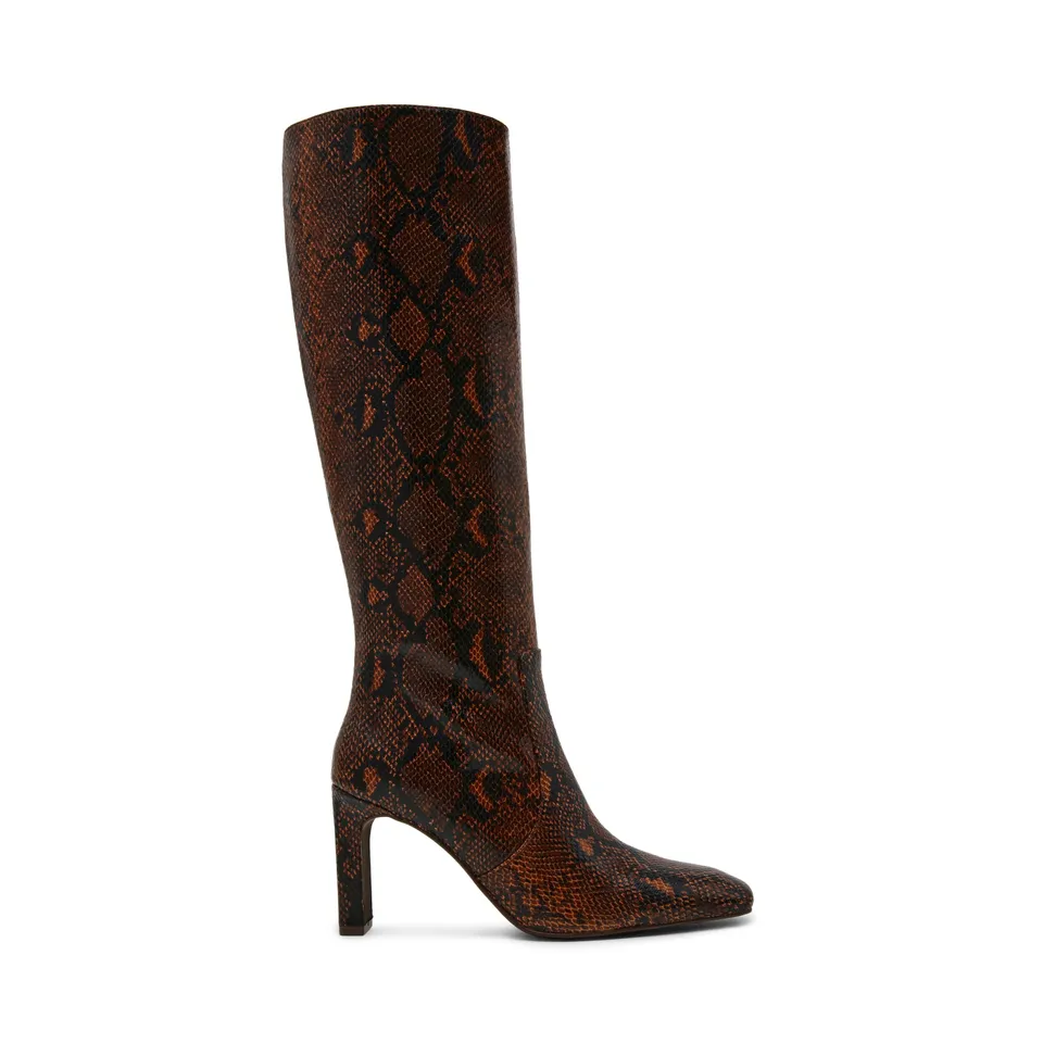 Steve Madden Lovelies botte femme serpent marron