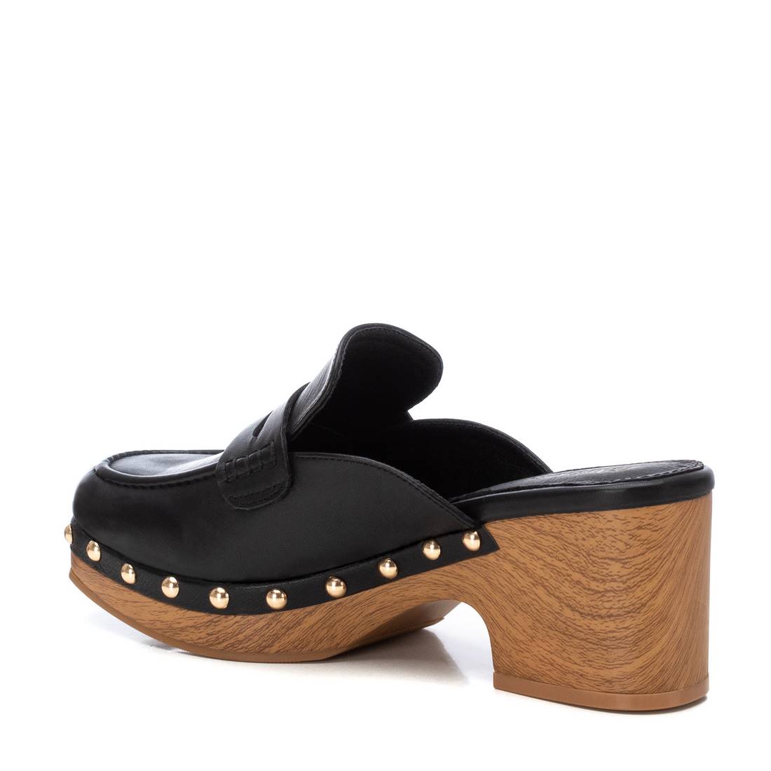Carmela 16147701 sabots cuir noir talon 7 cm