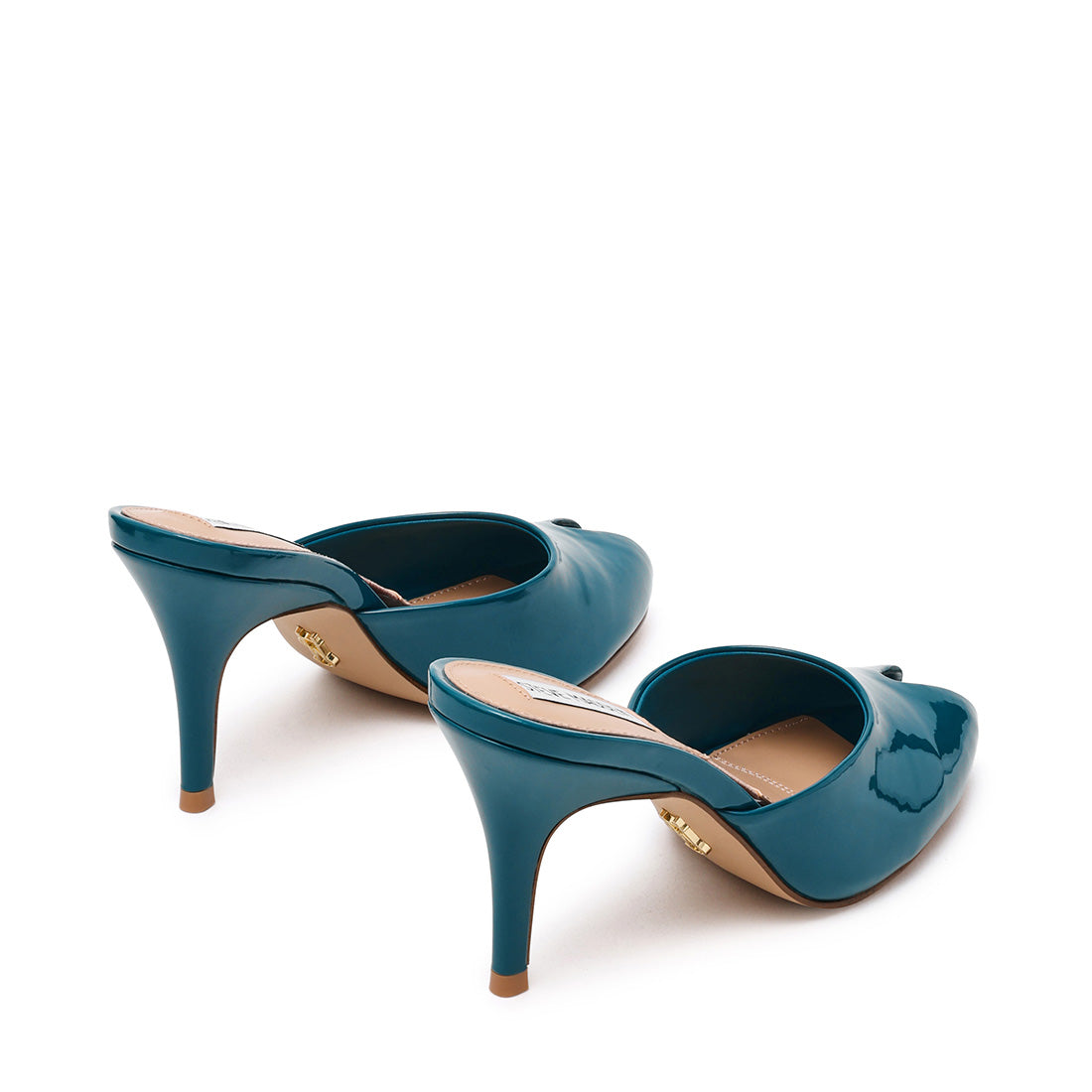 Steve Madden Solera escarpins vernis sarcelle talon 6 cm
