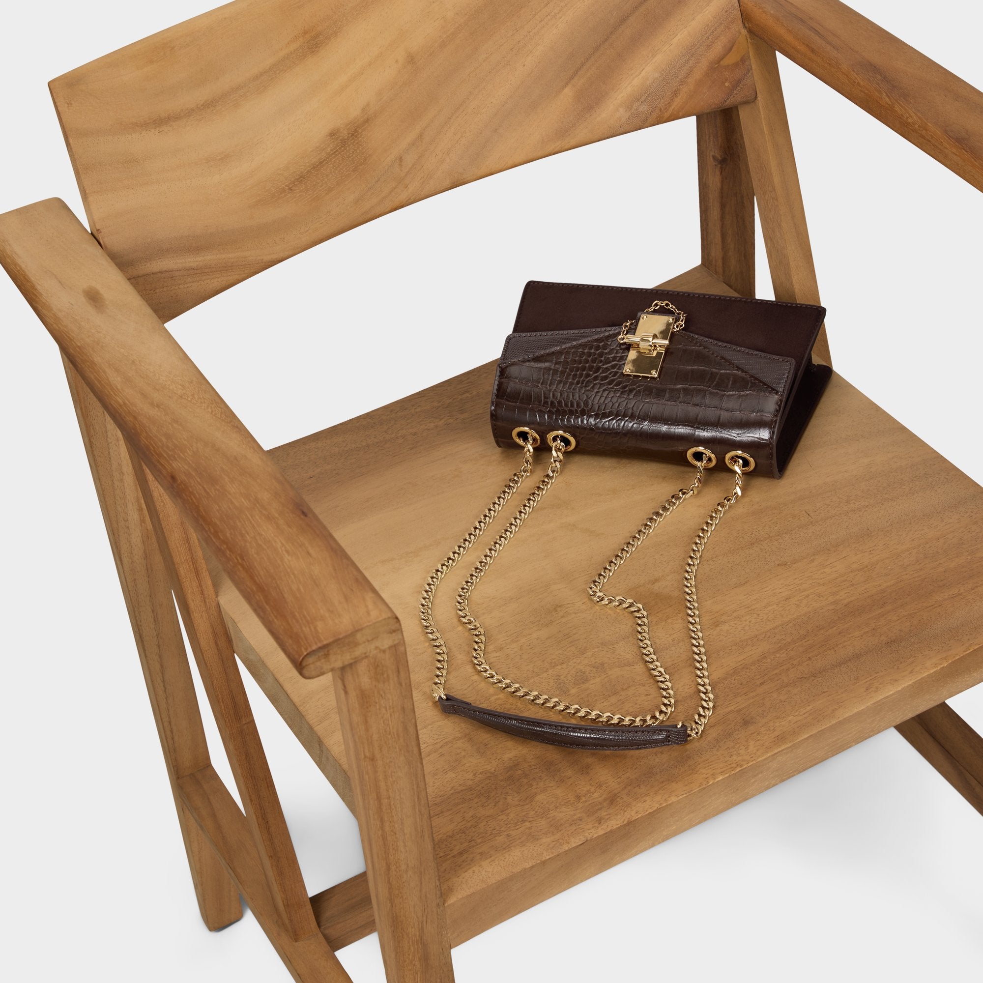 ALDO Fortuliaax sac bandoulière marron animal