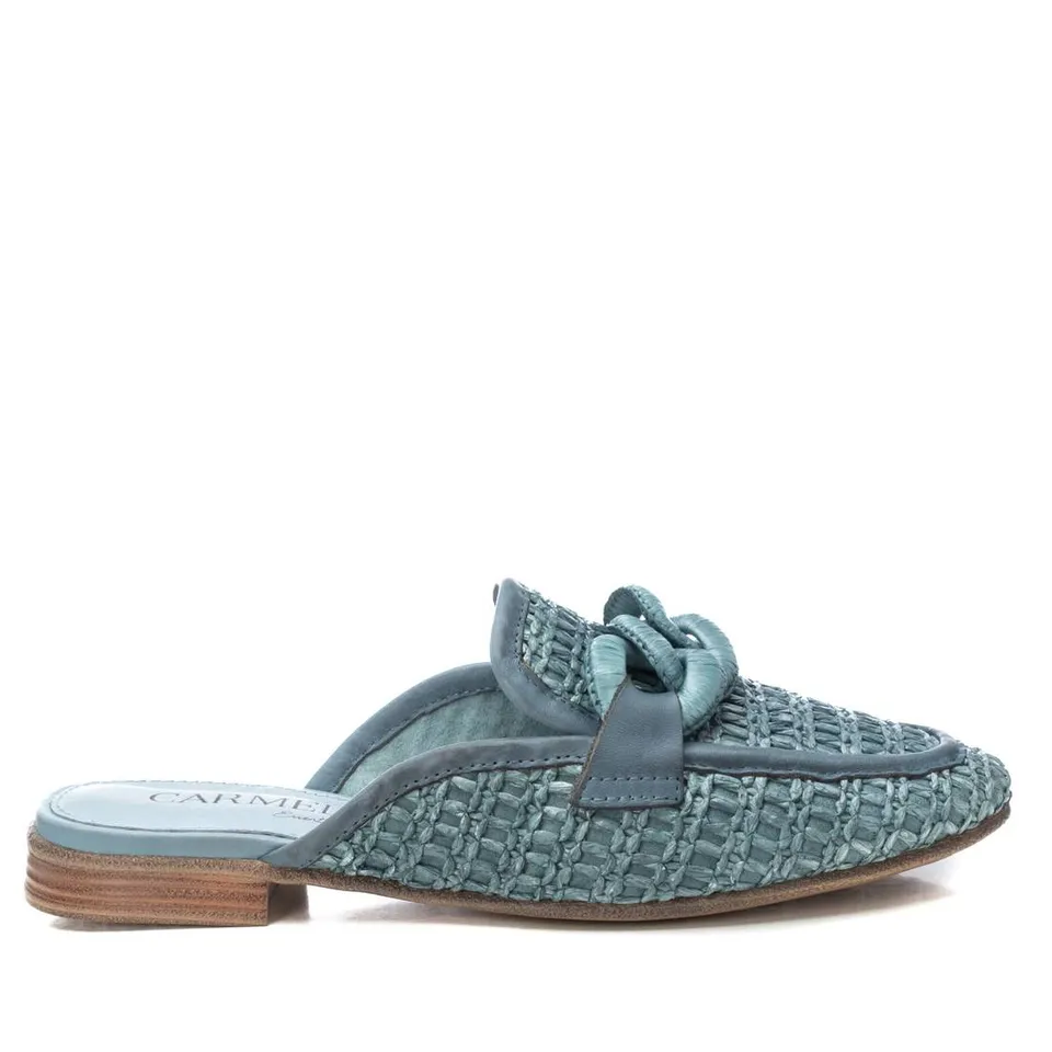 Carmela 16231106 sabots femme bleu jeans ajouré