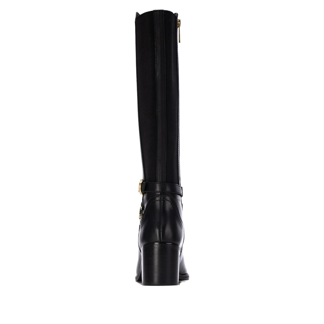 Carmela 16401901 bottes femme noires cuir talon moyen