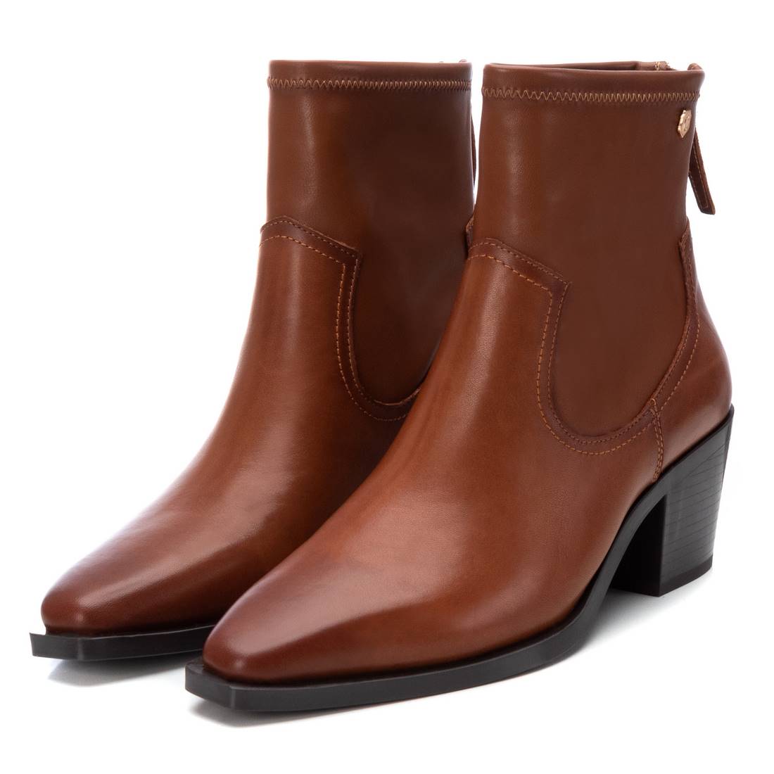 Carmela 16123002 bottine marron cuir talon 6 cm