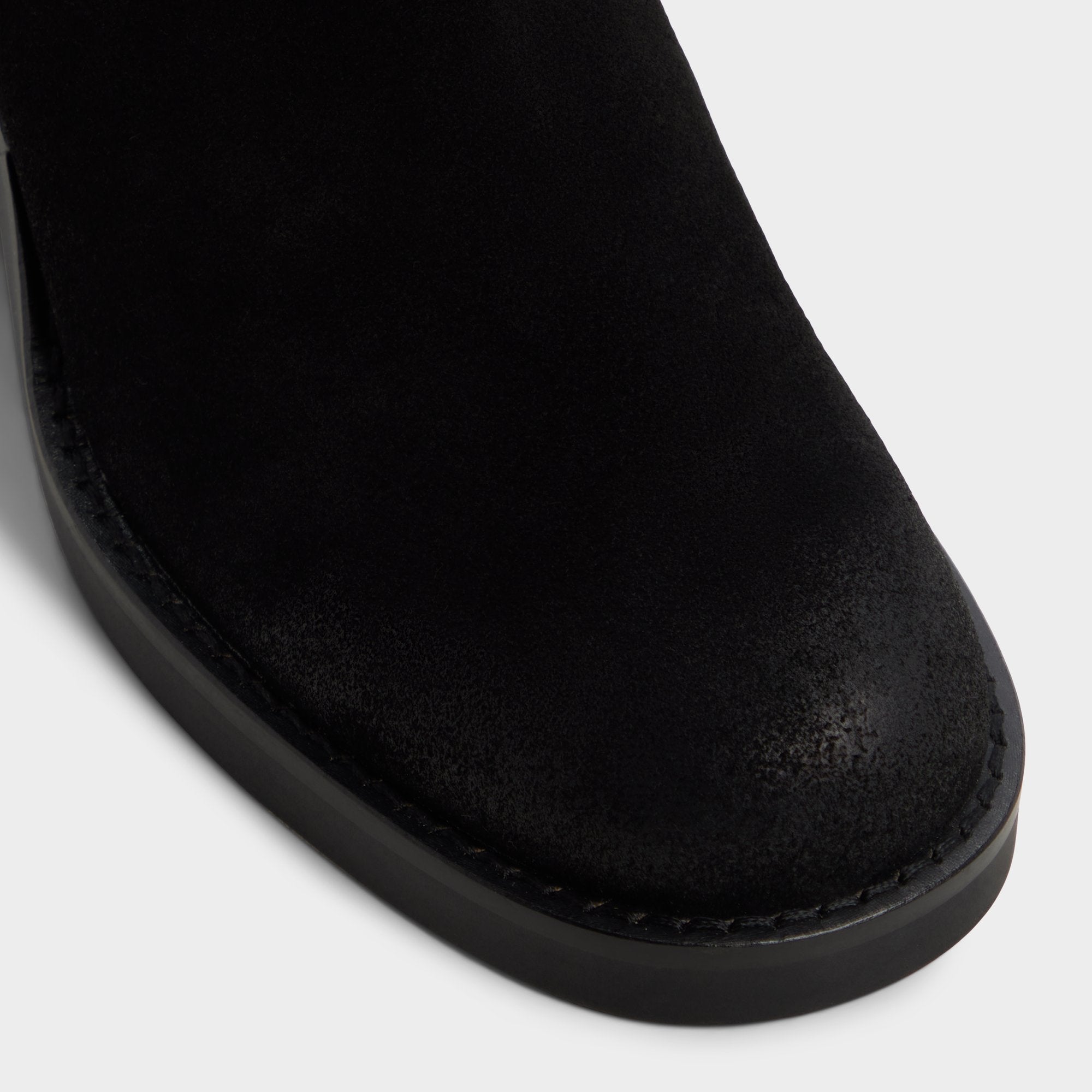 ALDO Agraewen bottes hautes noires suède talon bloc