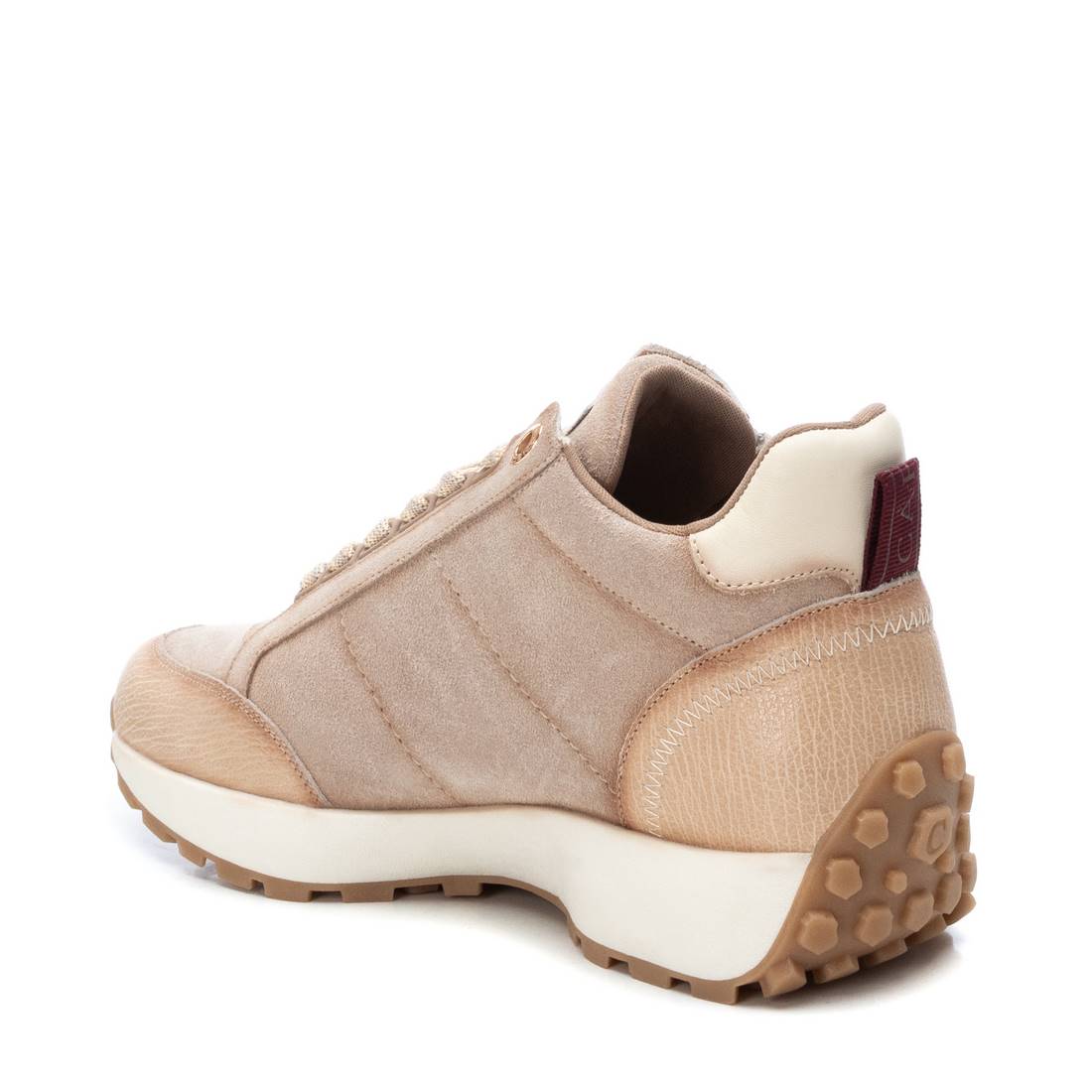 Carmela 16088102 basket cuir blanche zip lacets