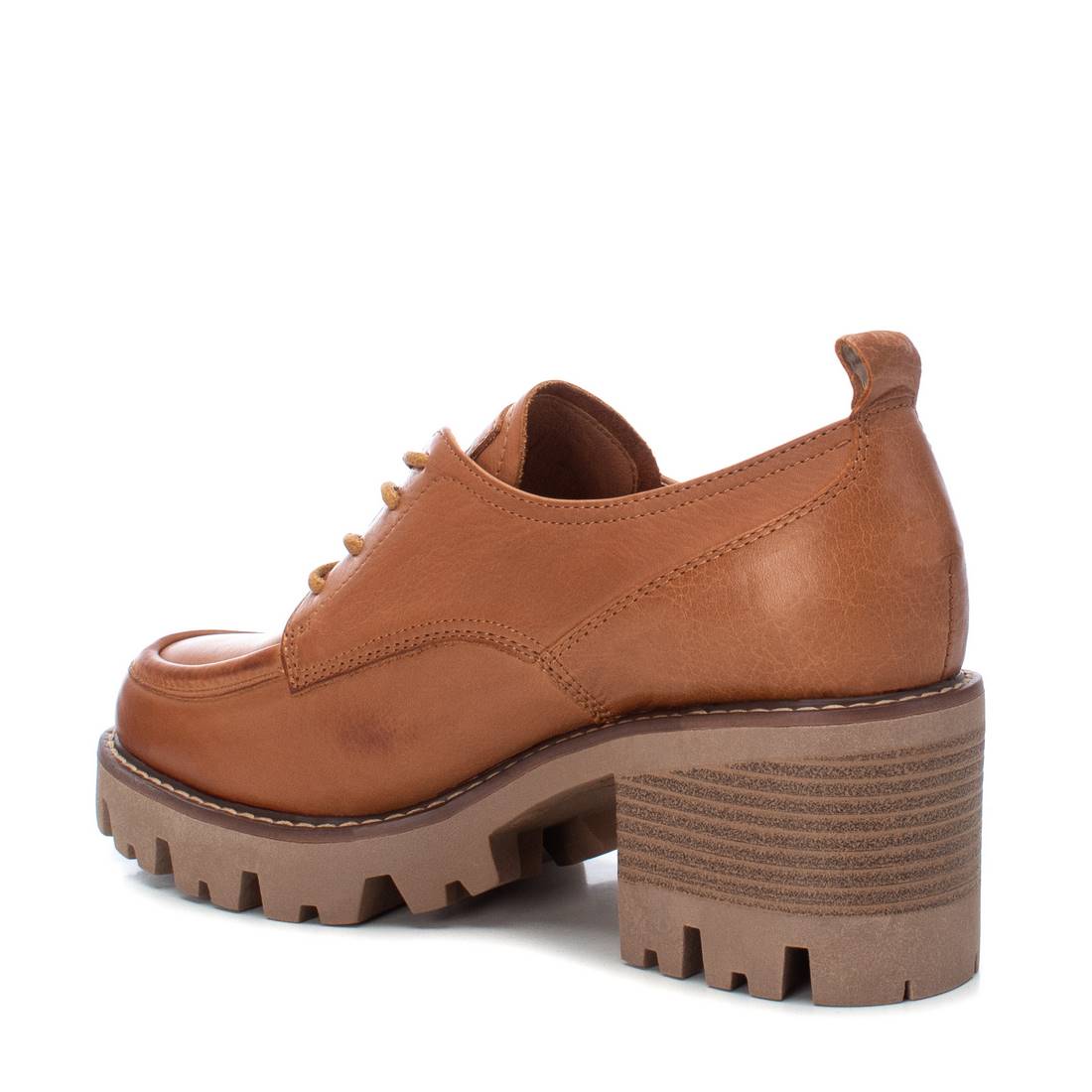 Carmela 16108901 derbies femme cuir marron talon 7 cm