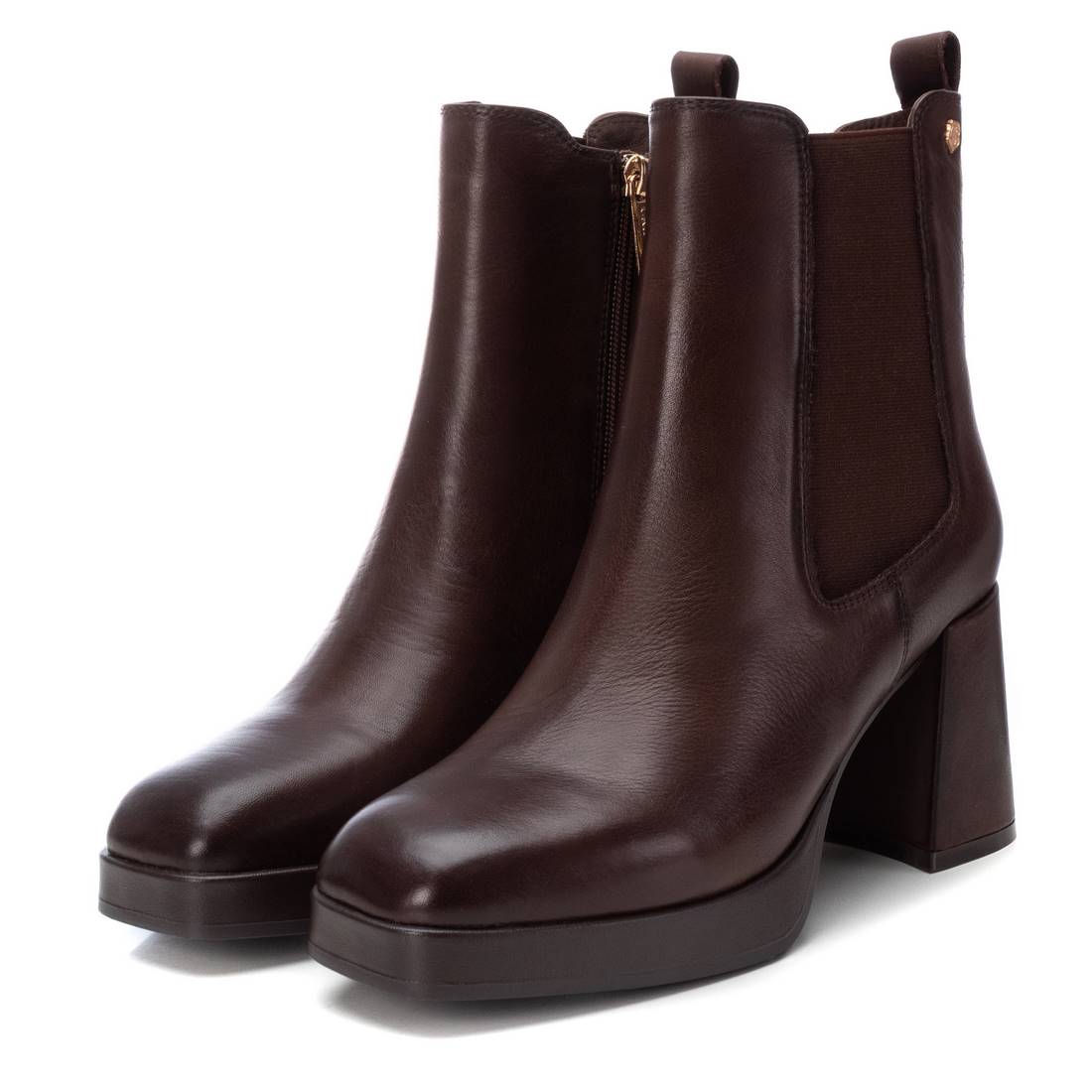 Carmela 16184802 bottines chelsea cuir marron